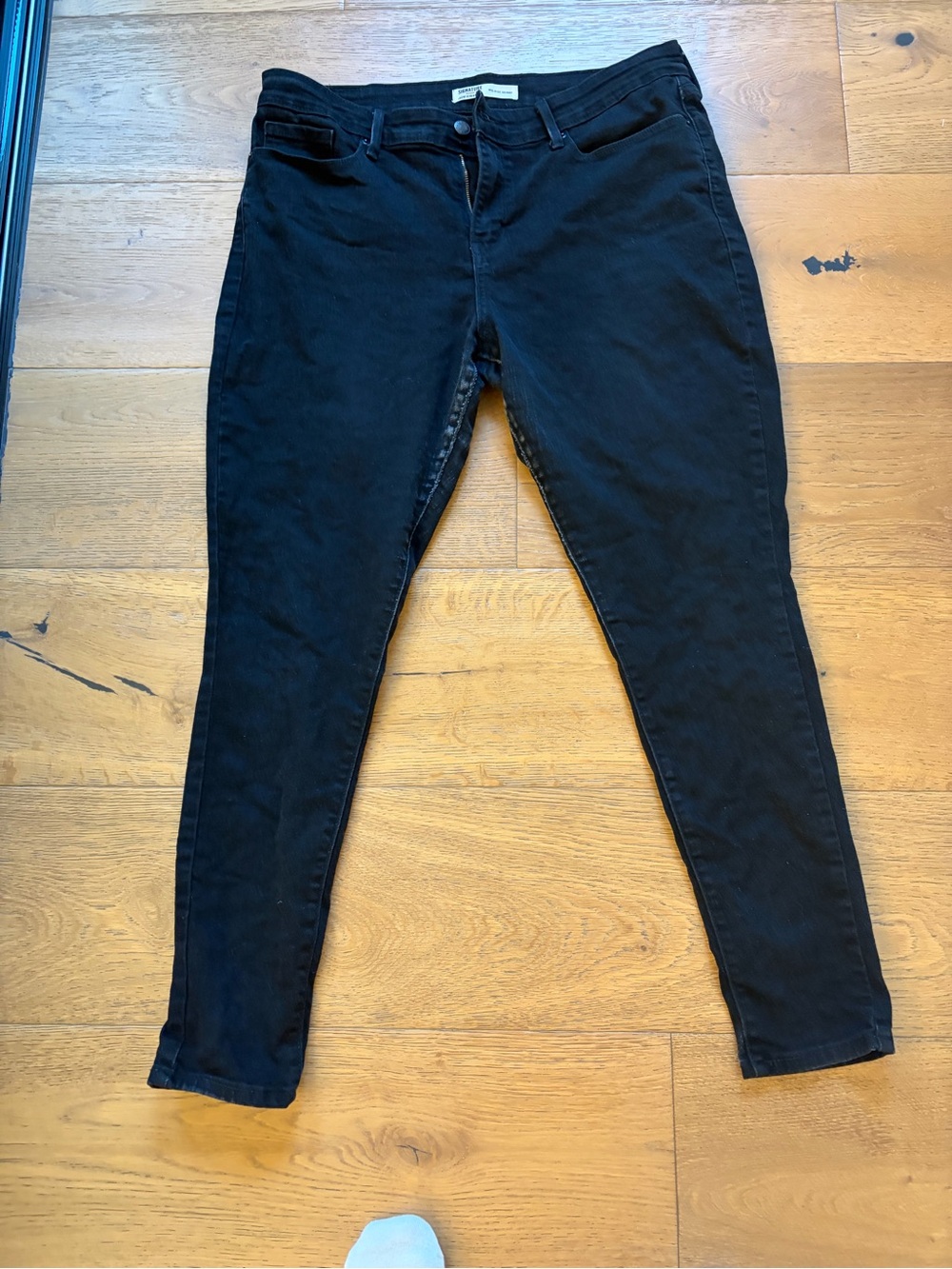 Signature by Levi Strauss Black Mid-Rise Skinny Jeans